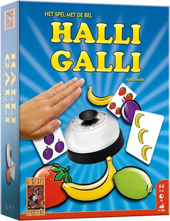 Thumbnail van een extra afbeelding van het spel Spellenbundel - Bordspellen - 2 Stuks - Triominos Junior & Halli Galli