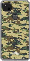 Google Pixel 4a Hoesje Transparant TPU Case - Desert Camouflage #ffffff