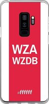 Samsung Galaxy S9 Plus Hoesje Transparant TPU Case - AFC Ajax - WZAWZDB #ffffff