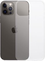 Siliconen hoesje voor Apple iPhone 12 Pro Max - Transparant