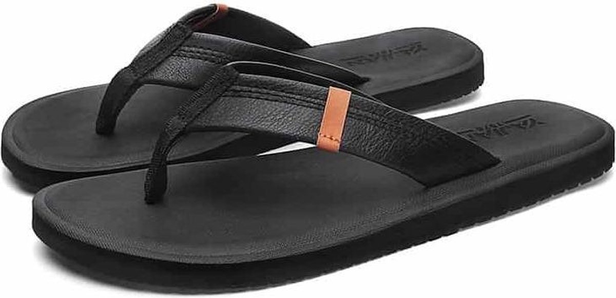 Trend Personality Antislip Pinch Beach-slippers voor heren (kleur: zwart, maat: 39)