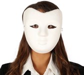 Fiestas Guirca Gezichtsmasker Verf-klaar 21 Cm Wit One-size