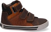 Braqeez 420855-519 Jongens Sneakers - Maat 26 - Bruin - Sneakers -  Leer - Klittenband - Kinderschoenen