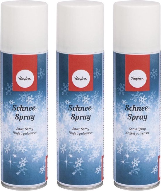 3X Aérosol De Neige / Bombes À Neige 150 Ml Adaptées Au Polystyrène - Neige...  | Bol.com