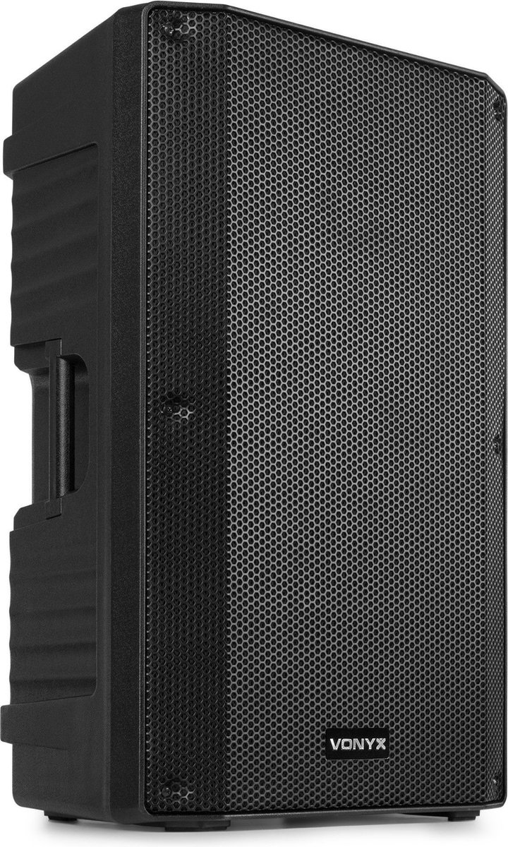 Actieve speaker - Vonyx VSA15BT - ingebouwde versterker met Bluetooth en mp3 speler - 1000W - 15'' - Vonyx