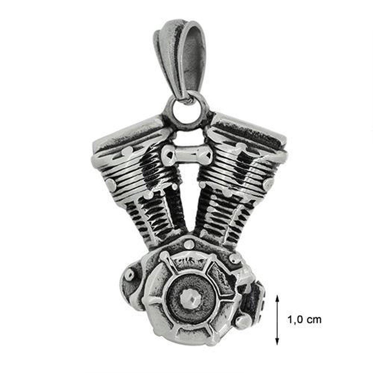 Blinx Jewels Stalen Hanger Motor Engine op Prijzenvolger.com