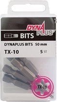 Dynaplus bit torx TX-10 lengte 50mm  set=5 st roze