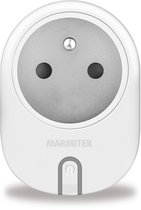 Marmitek POWER SE - Prise Wifi intelligente | 240 V | 15 A | 3450 W. | 1 prise | marche / arrêt manuellement et automatiquement | CEI type E (Belgique)