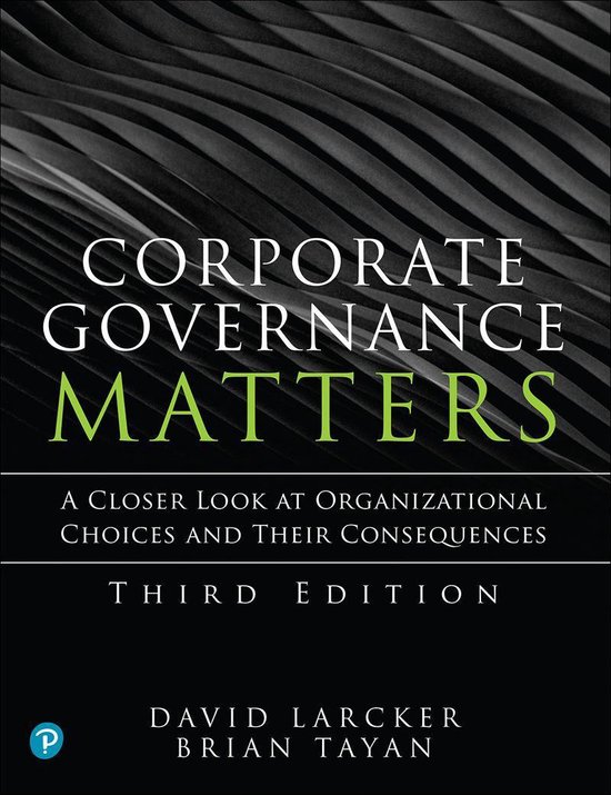 Corporate Governance Matters - cover