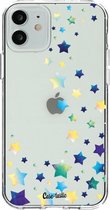 Casetastic Apple iPhone 12 / iPhone 12 Pro Hoesje - Softcover Hoesje met Design - Funky Stars Print