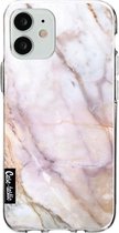 Apple iPhone 12 Mini Hoesje - Casetastic - Soft Serie - TPU Backcover - Pink Marble - Hoesje Geschikt Voor Apple iPhone 12 Mini