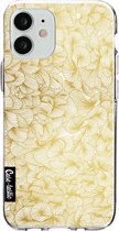 Casetastic Apple iPhone 12 Mini Hoesje - Softcover Hoesje met Design - Abstract Pattern Gold Print