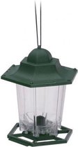 4x Tuinvogels hangende voeder silo voor vogelzaad 17 cm - Winter vogelvoer huisjes