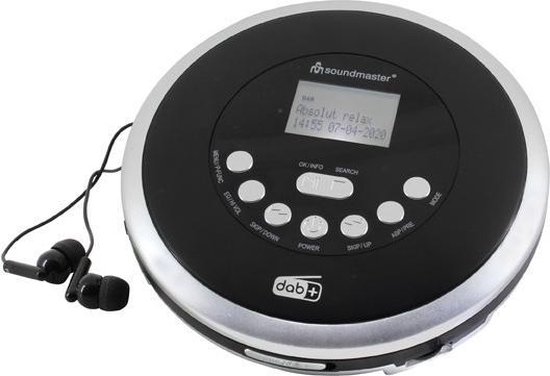 Soundmaster CD9290SW - Portable CD/MP3-speler met DAB+ en oplaadbare  batterij | bol.com