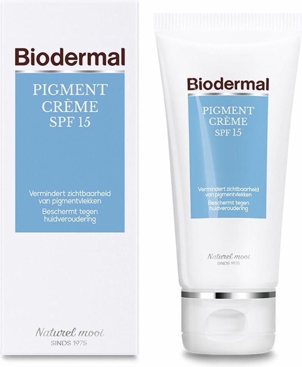 Biodermal Pigmentvlekken crème - SPF 15 - Vermindert pigmentvlekken - pigmentvlekken creme - 50 ml