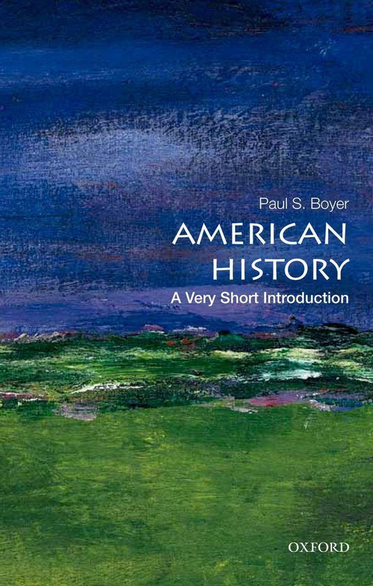 Very Short Introductions - American History:A Very Short Int ... - cover