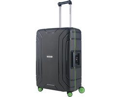 CarryOn Steward TSA Reiskoffer 70 liter zonder rits - 65cm Middenmaat Koffer met kliksloten - Donkergrijs CarryOn Steward TSA Reiskoffer 70 liter zonder rits - 65cm Middenmaat Koffer met kliksloten - Donkergrijs