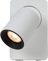 Lucide NIGEL - Wandspot - LED Dimb. - GU10 - 1x5W 3000K - Met USB oplaadpunt - Wit