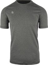 Robey Tech Shirt voetbalshirt kinderen korte mouwen (maat 152) - Grey Melange
