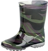 Regenlaars Gevavi Boots | Jungle Jongenslaars met Led-Lampjes PVC | Maat 22 | Groen