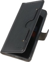 KAIYUE - Luxe Portemonnee Hoesje - Pasjeshouder Telefoonhoesje - Wallet Case - Geschikt voor Samsung Galaxy S10 Lite - Zwart