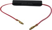 Zekeringhouder waterdicht voor glaszekering incl. 10-amp glaszekering  (10*)