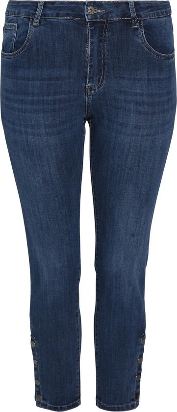 Enkellange jeans met drukknopen | bol.com