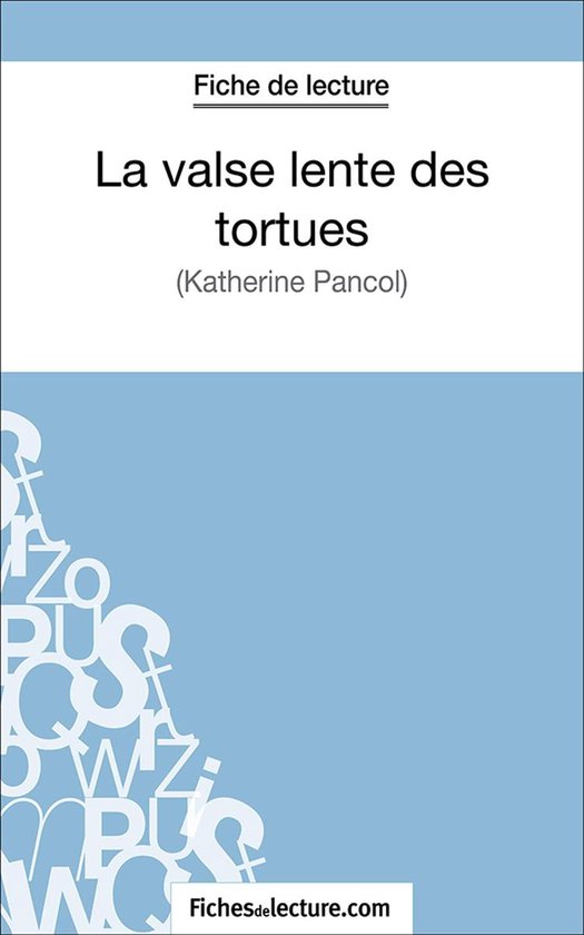 La valse lente des tortues - cover