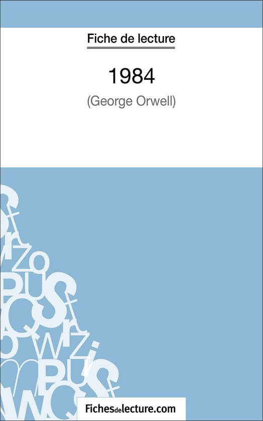 1984 de George Orwell (Fiche de lecture) - cover