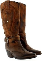El Vaquero Stallion Rider western laars bruin / combi, ,37 / 4