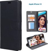 EmpX Telefoonhoesje - Book Case - Geschikt Voor Apple IPhone 12 - Zwart