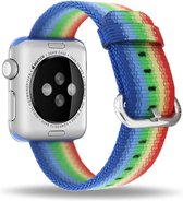 watchbands-shop.nl bandje - bandje geschikt voor Apple Watch Series 1/2/3/4 (42&44mm) - regenboog