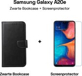HGA Telefoonhoesje - Book Case - Geschikt Voor Samsung Galaxy A20e - Zwart