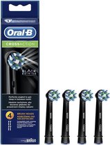 Bol.com Oral-B Cross Action Black Edition Opzetborstels - 4 Stuks aanbieding