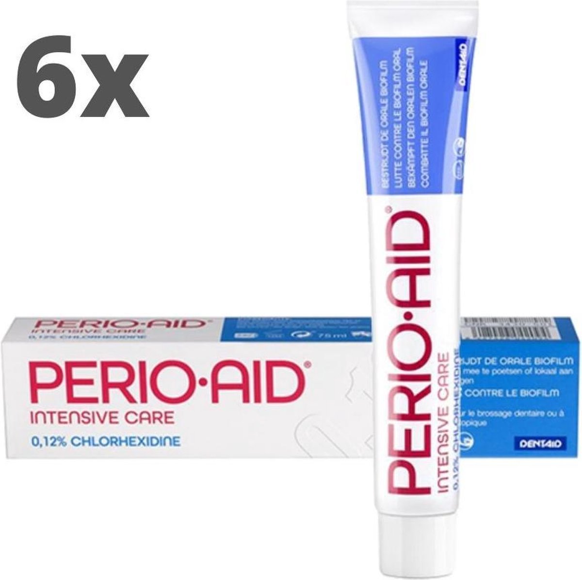 6x Perio-Aid Intensive Care Gel Tandpasta - Voordeelverpakking
