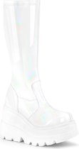 DemoniaCult - SHAKER-65 Plateau Laarzen - US 11 - 41 Shoes - Wit