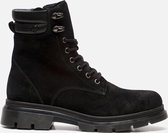 Aqa Aqa Veterboots Zwart Leer - Maat 38