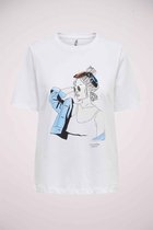 Only T- Shirts Only Topje T Shirt Boxy - Wit | L