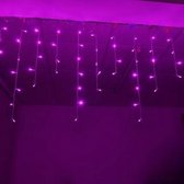 Ledtohave LED-gordijn - 3.5 x 1.0 meter - Paars