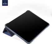 iPad 10.2 2020 hoes - Schokbestendige Tri-Fold Case met TPU frame - Alpha Smart Folio Case - Blauw