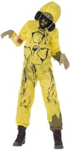 Smiffy's - Zombie Kostuum - Tony Toxic Chemisch Kern Afval Kind Kostuum - geel - Large - Halloween - Verkleedkleding