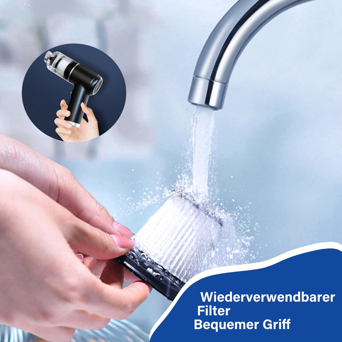 MODFU Draadloze Handstofzuiger Lichtgewicht en Oplaadbaar - afbeelding 3