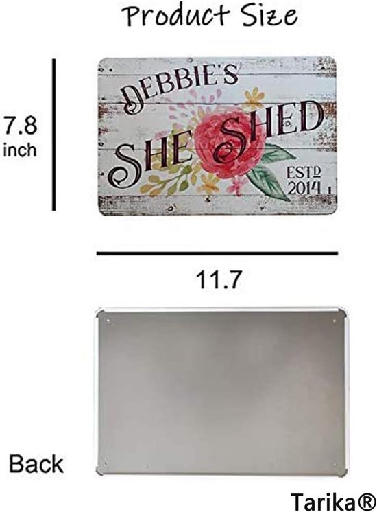 Retro Metalen Bord 20x30 Cm – 'Dad’s Barbecue Bier' – Duitse Kwaliteit Met Ophanggaten, Perfect Voor Keuken Of Bierkelder
