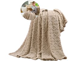 Bankkleed - zacht en comfortabel, ideaal om warm te blijven in de winter, 80*100 cm, geschikt voor bedden, banken, enz., en kan ook als decoratief kleed gebruikt worden.