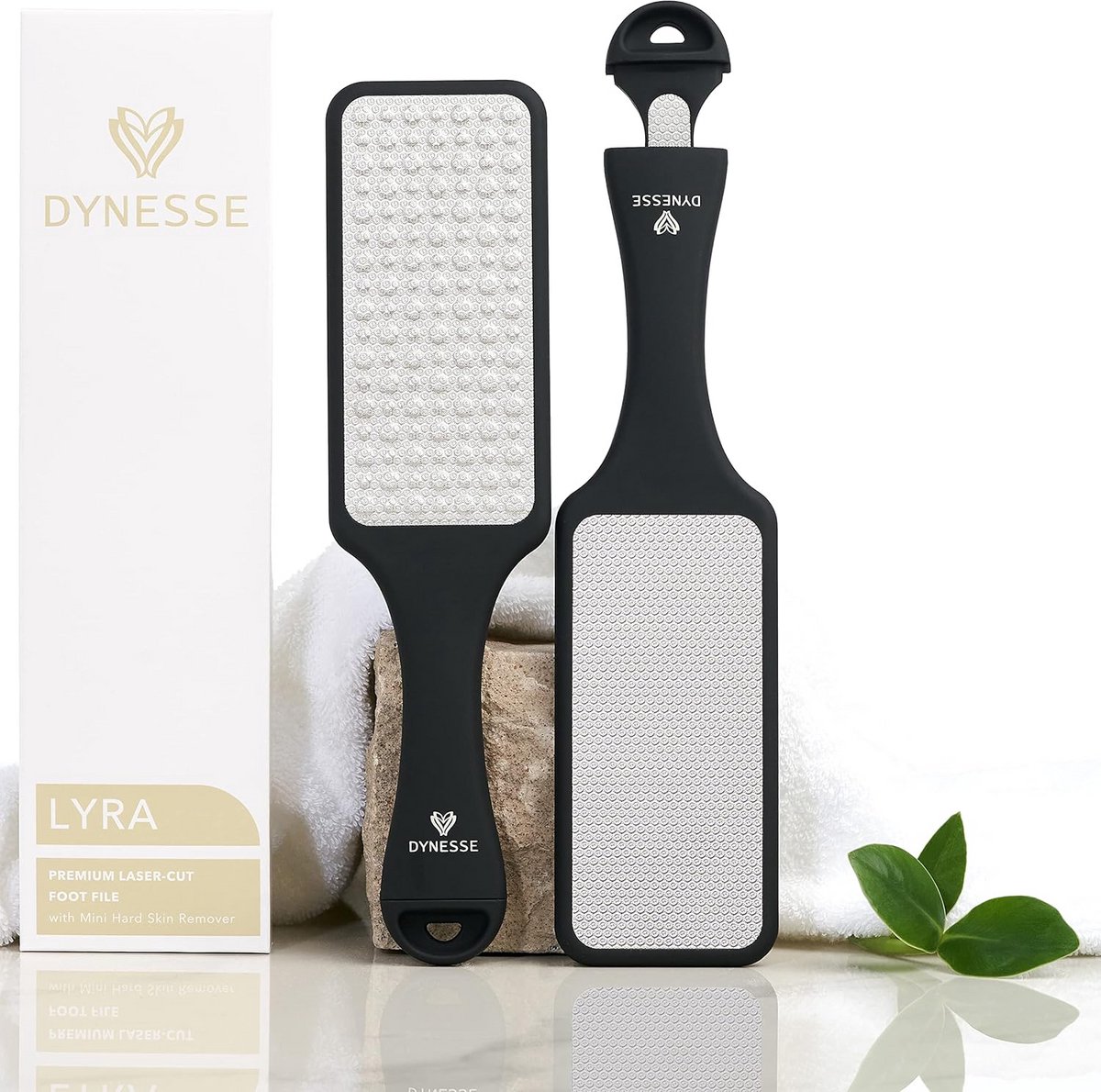 Professionele 3-in-1 Podoschraper met Fijne Rasp en Ergonomisch Handvat - Roestvrij Staal