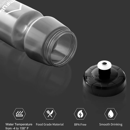 Fietshouder Set met 2x 750ml Bidons - Inclusief Houders voor Racefiets & Mountainbike — afbeelding 5