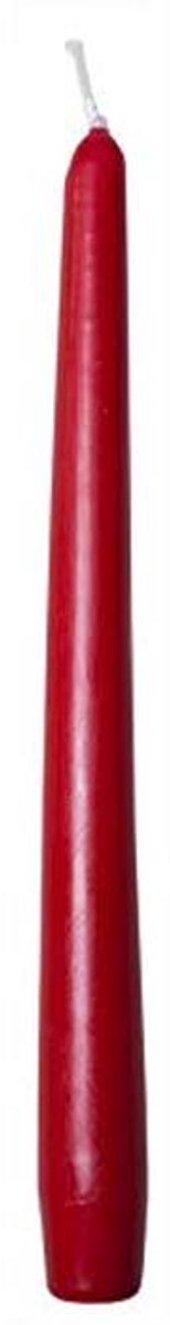 Puntige Horeca Kaarsen Rood - Ø 2,2 cm x 24 cm - Set van 50 - Brandduur 7 uur