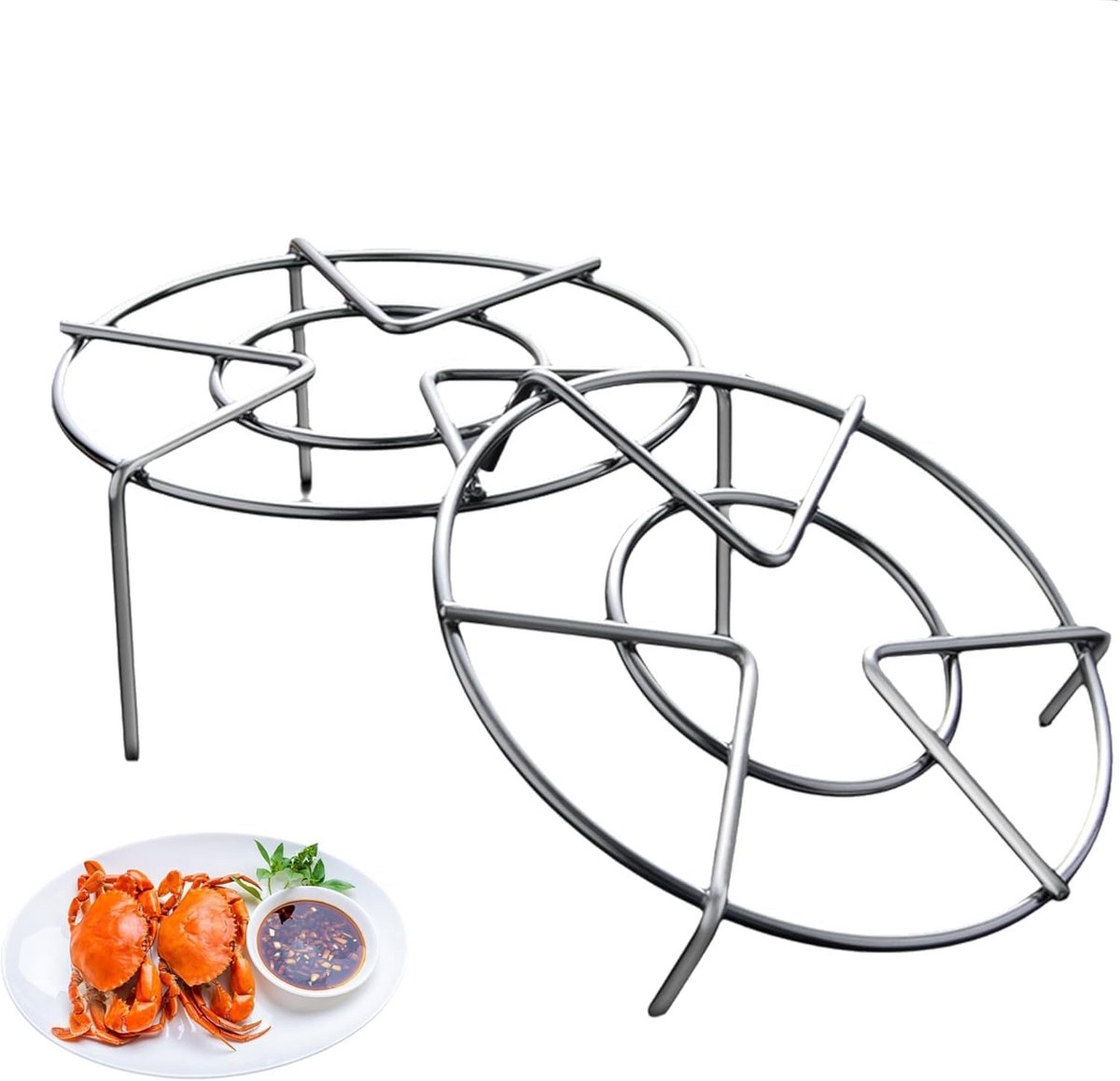 Ronde Stoommand RVS voor Airfryer, Magnetron en Stoompan