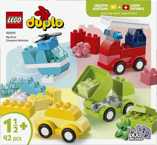LEGO DUPLO - Creatieve Voertuigen Educatief Speelgoed voor Peuters vanaf 2 Jaar - 10474