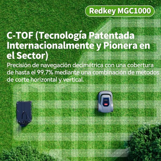 Robotmaaier 1000m² met C-TOF Technologie, App-besturing en Kaarttekening — afbeelding 5